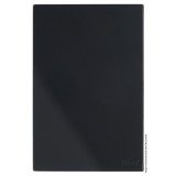 Placa Cega com Suporte 4x2 - RECTA Preto Black Satin Fosco
